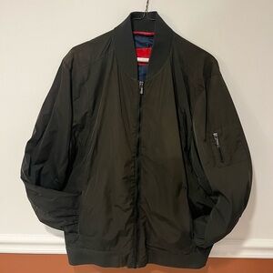 Zara Dark Green Bomber Jacket